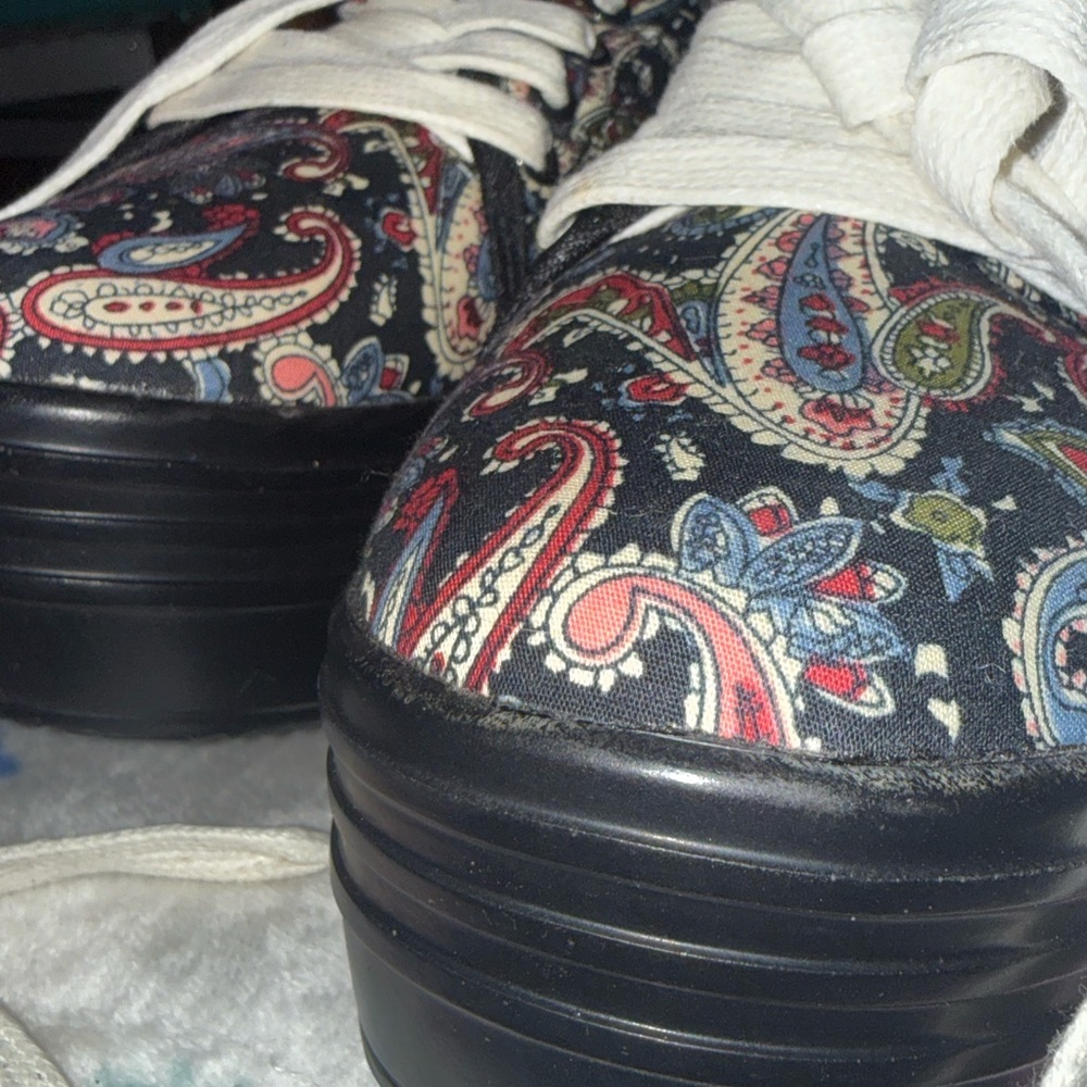 Paisley Platform Sneakers